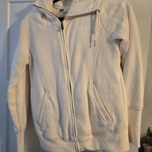 Fox Cream Zip-Up Hoodie